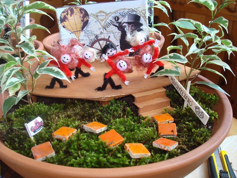 miniatűr kert