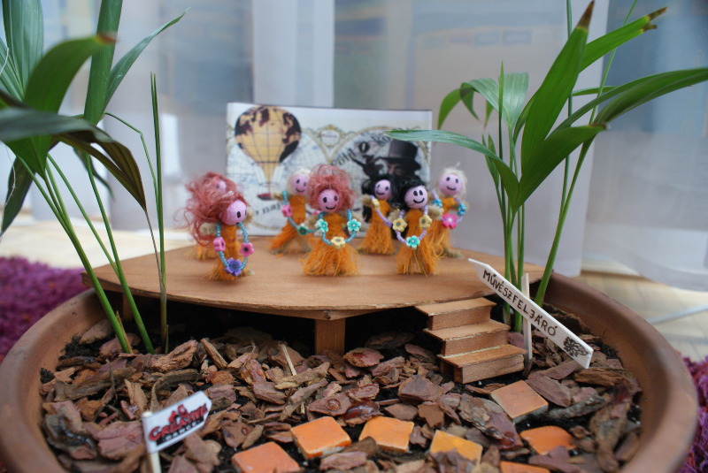 miniatűr kert