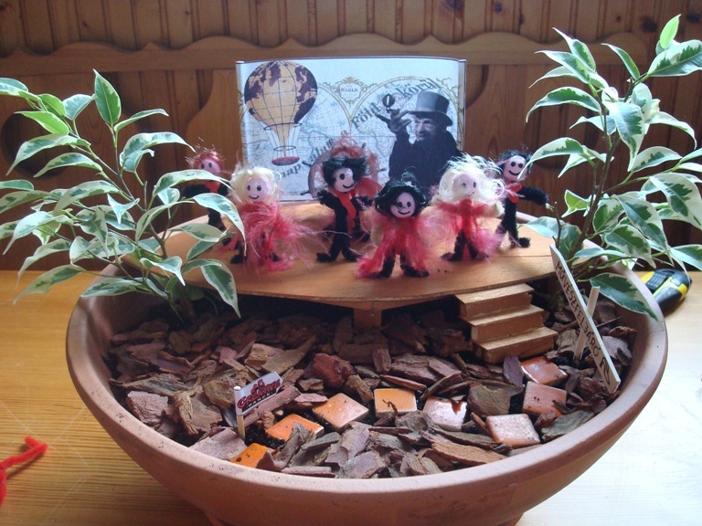 miniatűr kert