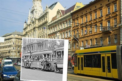 Blaha Lújza tér régen és most