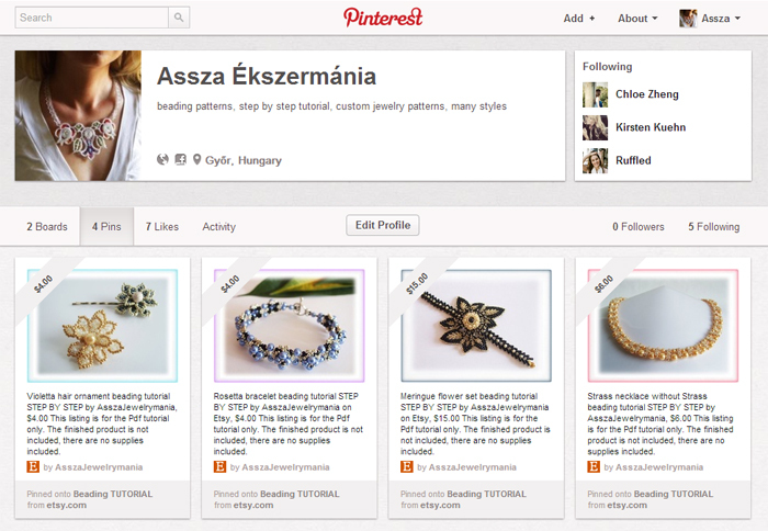 Pinterest gyűjteményem