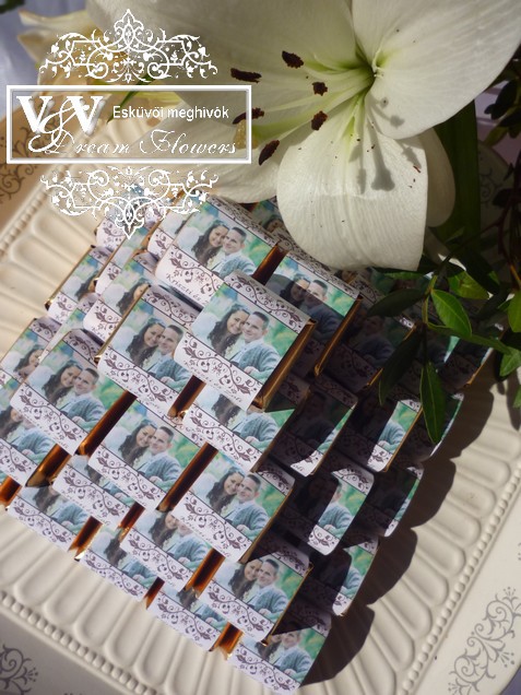 V&V Dream Flowers esküvői meghívók, menü- és ültetőkártyák